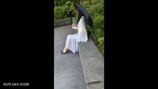 亚洲业余性别在户外与小唯上
